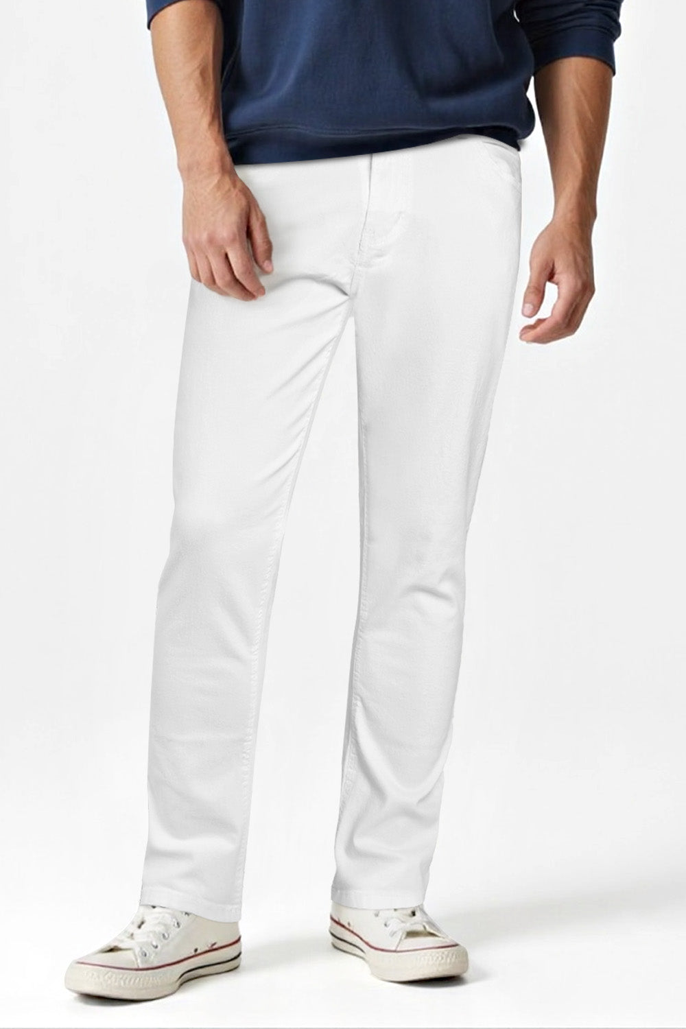 Men's Super Stretch Slim Fit Jean - White