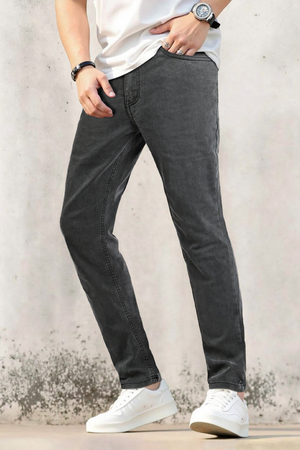 Men's Super Stretch Slim Fit Jean - Black