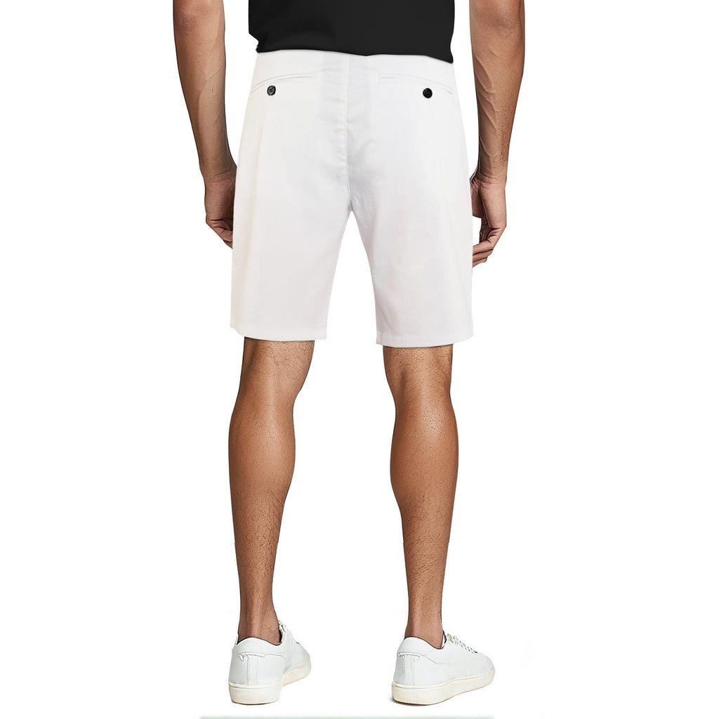 Mens Casual Chino Short - White