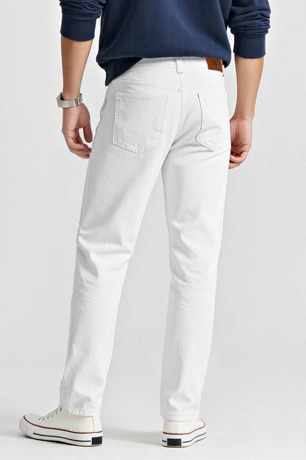 Men's Super Stretch Slim Fit Jean - White