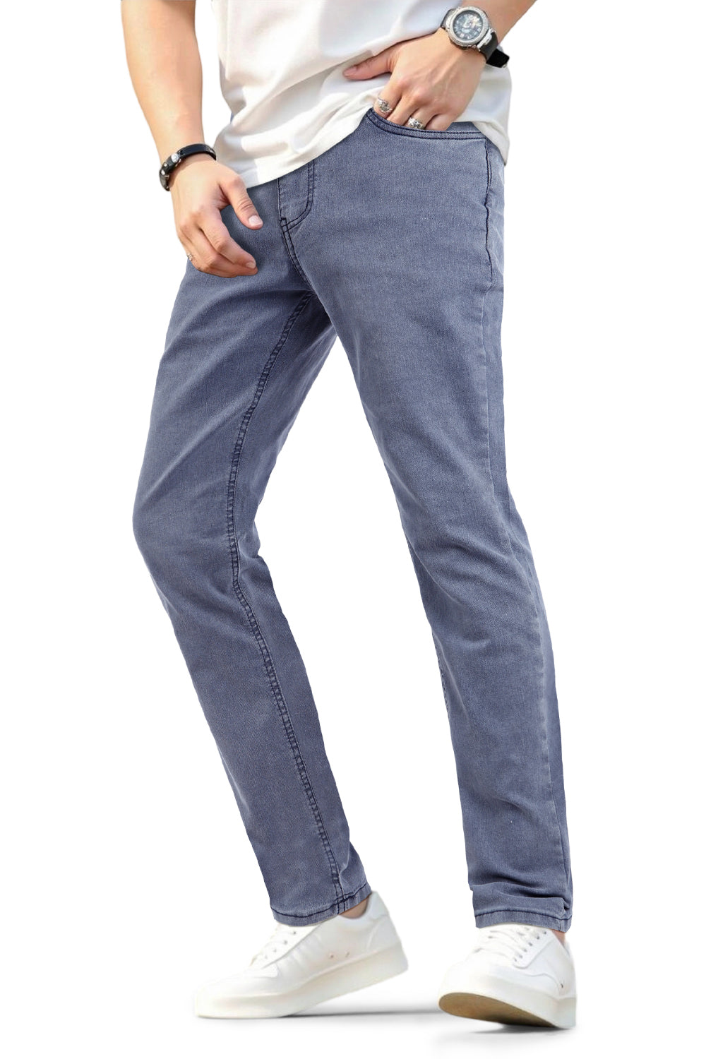 Men's Super Stretch Slim Fit Jean - Blue