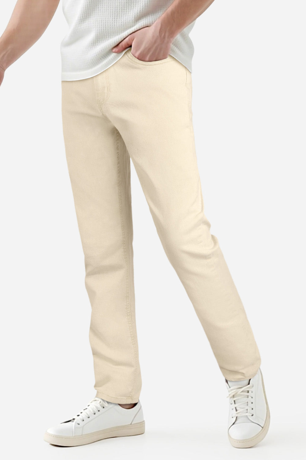 Men's Super Stretch Slim Fit Jean - Khaki