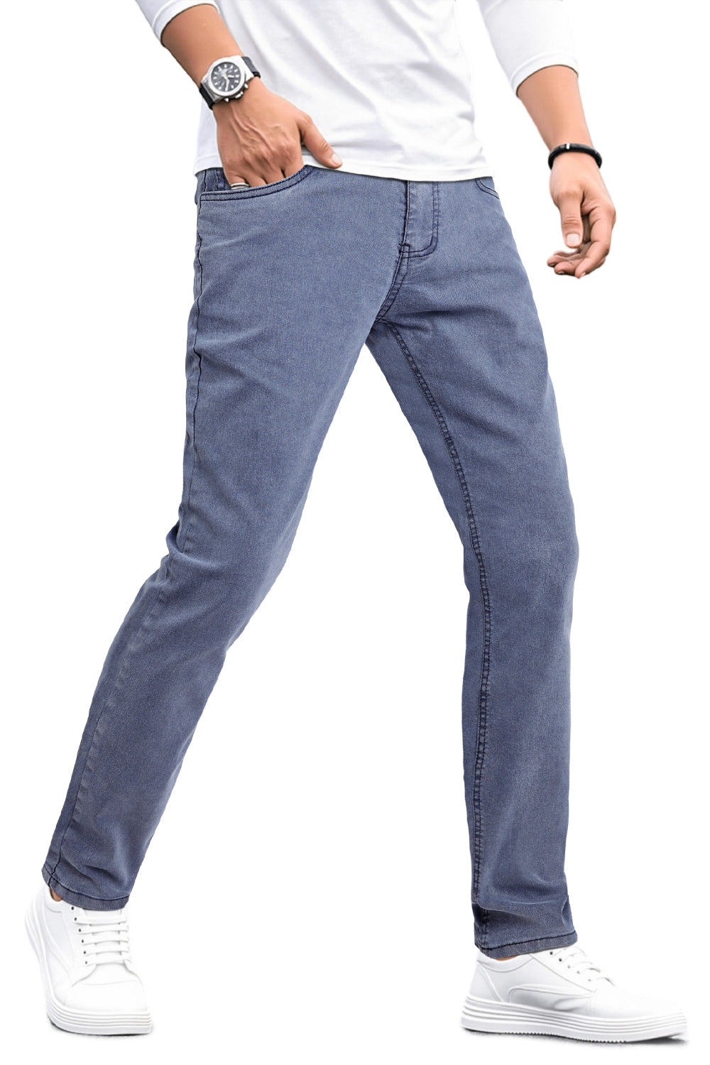 Men's Super Stretch Slim Fit Jean - Blue