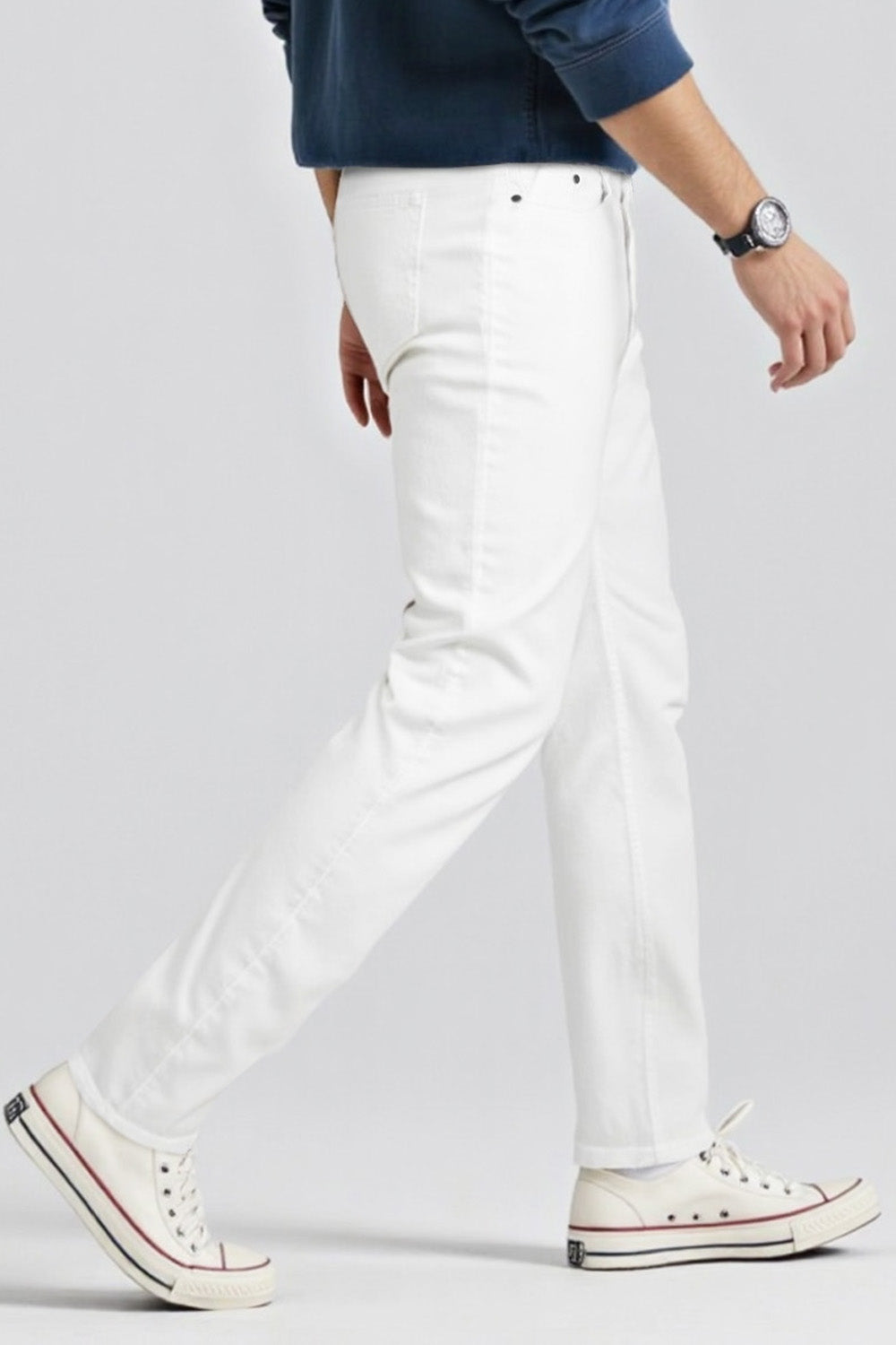 Men's Super Stretch Slim Fit Jean - White