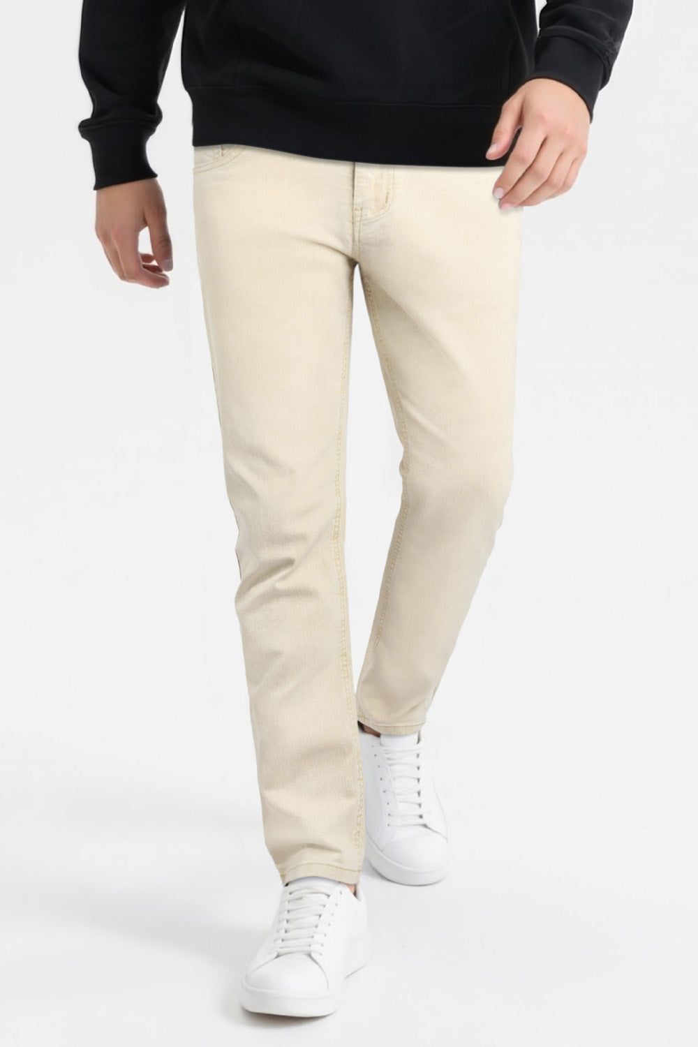 Men's Super Stretch Slim Fit Jean - Light Khaki