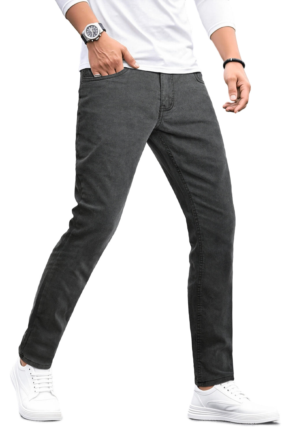 Men's Super Stretch Slim Fit Jean - Black