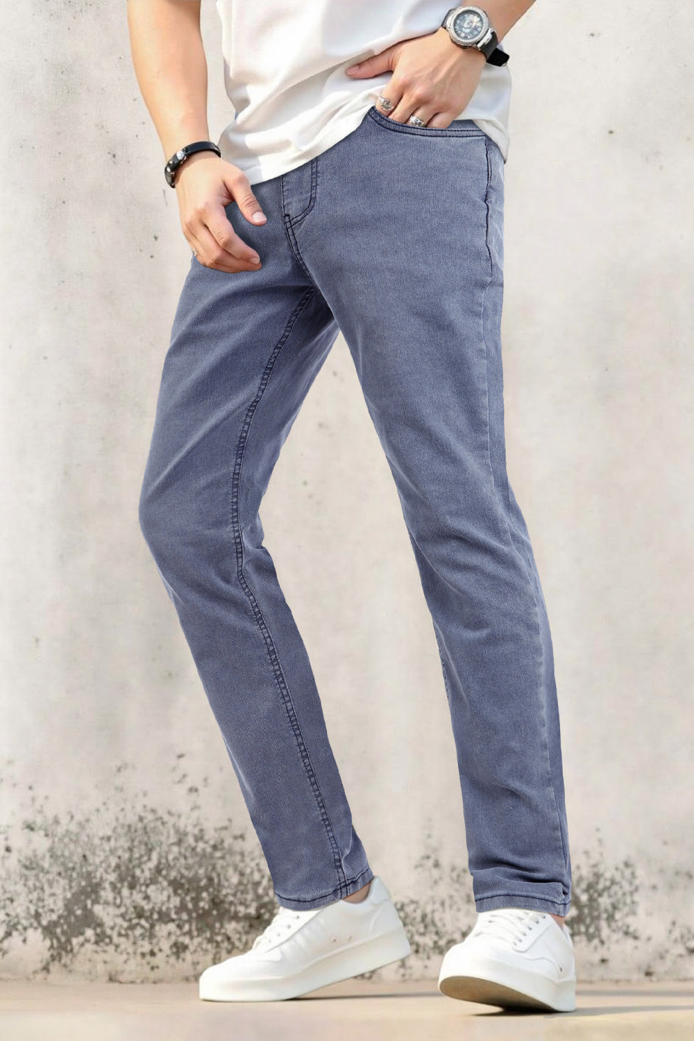 Men's Super Stretch Slim Fit Jean - Blue
