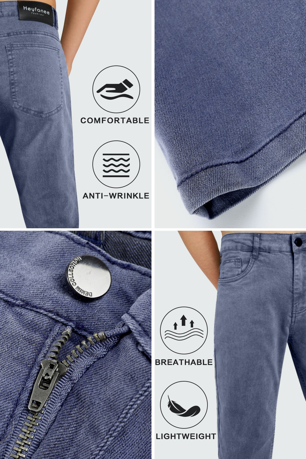 Men's Super Stretch Slim Fit Jean - Blue